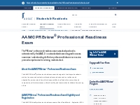AAMC PREview® Professional Readiness Exam | Students   Residents