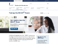 Taking the MCAT® Exam | Students   Residents