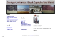 Stuttgart Arkansas | Ducks | Rice | Deer