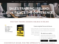 Sales Training Ireland: Free Team Training Session