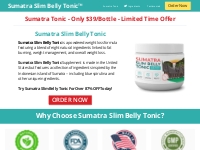 Sumatra Slim Belly Tonic® (Official) | Healthy Weight Loss