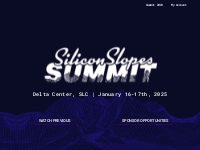 Silicon Slopes Summit   One of the largest and most prominent tech   b