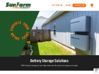 Battery Storage from SunFarm Energy - SunFarm Energy