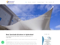 Sunshade Solutions Hyderabad India | Tensile structure, Awnings, Canop