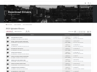 2013 Uploaded Drivers - Download Drivers