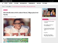 Brandon Burlsworth Accident News | Biography And Family