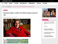 Francoise Gilot, A writer And Artist, Passes Away At 101