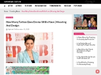 How Many Tattoo Does Emma Willis Have | Meaning And Design