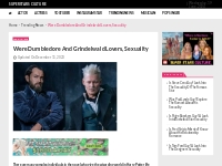 Were Dumbledore And Grindelwald Lovers, Sexuality...
