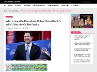 Who Is Jeanette Dousdebes Rubio, Marco Rubio s Wife...