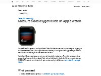 Measure blood oxygen levels on Apple Watch - Apple Support (IN)
