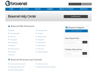 Support Center - Bravenet.com