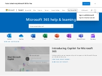 Microsoft 365 help   learning