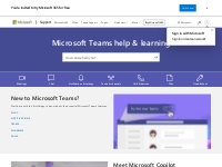 Microsoft Teams help   learning