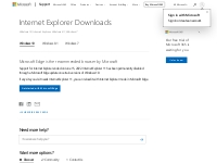 Internet Explorer Downloads - Microsoft Support