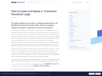 How to create and display a  Commerce Disclosure  page : Stripe: Help 
