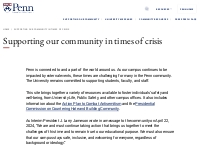 Supporting our community in times of crisis | Supporting our community