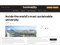 Inside the world’s most sustainable university | Sustainability Magazi