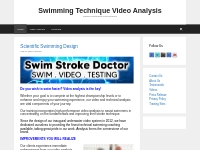 Swimming Technique Video Analysis   Realize immediate improvement!