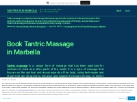 Book Tantric Massage in Marbella   Tantra Fuengirola