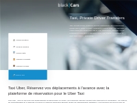 Taxi UBER  Centrale Reservation / Estimation Tarif UBER Taxi