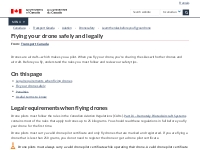 Flying your drone safely and legally
