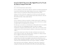 How To Tell If You re In The Right Place For Truck Accident Lawyer Nea