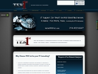 TEK 1st - IT Consulting Services - Computer Server Network Support - S