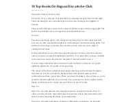 10 Top Books On Ragusa Discoteche Club – Telegraph