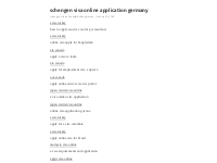 schengen visa online application germany - Telegraph