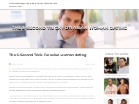 The 5-Second Trick For asian woman dating