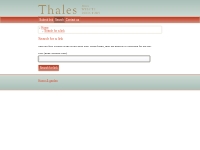 Search - Thales Free Directory Web
