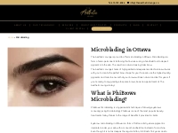 Eyebrow Microblading Ottawa| The Aesthetic Lounge
