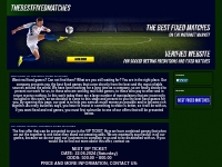 THEBESTFIXEDMATCHES| verified website for soccer betting predictions a