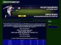 VIP TICKET OFFER | THE BEST FIXED MATCHES | THEBESTFIXEDMATCHES| verif