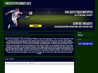 WELCOME TO THE BEST FIXED MATCHES | THEBESTFIXEDMATCHES| verified webs