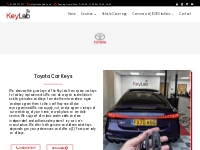 Toyota Car Keys