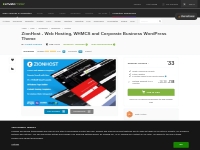 ZionHost - Web Hosting, WHMCS and Corporate Business WordPress Theme b