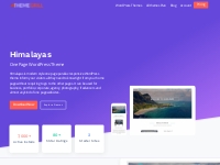 Himalayas - Modern One Page Responsive WordPress Theme 2021
