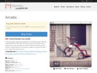 Arcade WordPress Theme - Themes by bavotasan.com