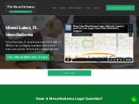 Miami Lakes, FL Mesothelioma Legal Question - Injury and Accident Lawy
