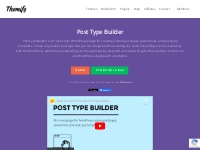 Post Type Builder   Themify