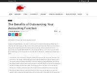 The Benefits of Outsourcing Your Accounting Function - The Random Sing