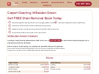 Carpet Cleaning Services in Willesden Green, NW2 Call Now!