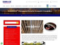 SUNROCK® Stonewool Exterior Acoustic Insulation | Thermocare India