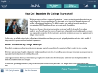 How Can I Get My Certified College Transcripts Translated