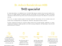 Best TMD/ TMJ Specialist in Calicut, Kerala | Dr.Ashwin s TMD Clinic
