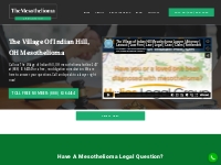 The Village of Indian Hill, OH Mesothelioma Legal Question - Injury an