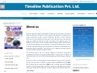 Timeline Publication Pvt. Ltd. - About us