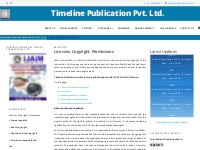 Timeline Publication Pvt. Ltd. - licence to publish